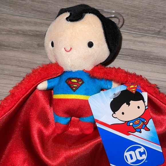 👶🏼Babies 1st SuperHero DC Comics Superman Lovely Blanky  Security Blanket - Picture 3 of 11
